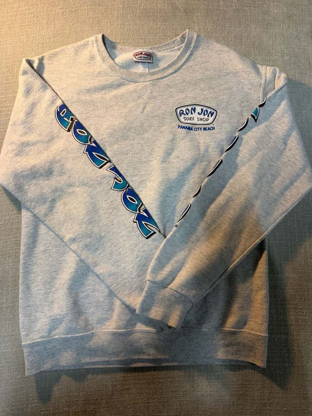 Ron Jon Surf Shop Panama City Beach Graphic Crewneck Sweatshirt